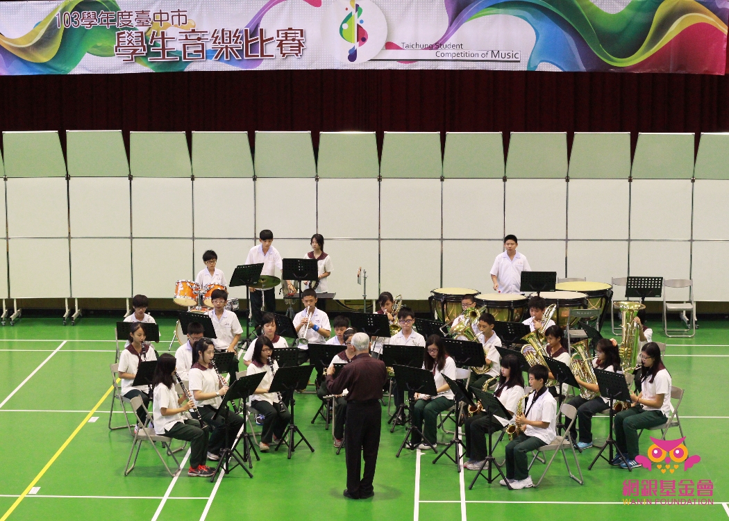 雙十國中管樂團獲「臺中市學生音樂比賽」甲等