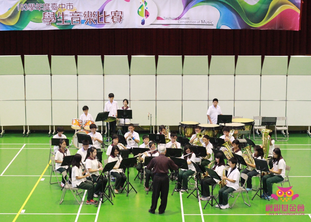 雙十國中管樂團獲「臺中市學生音樂比賽」甲等