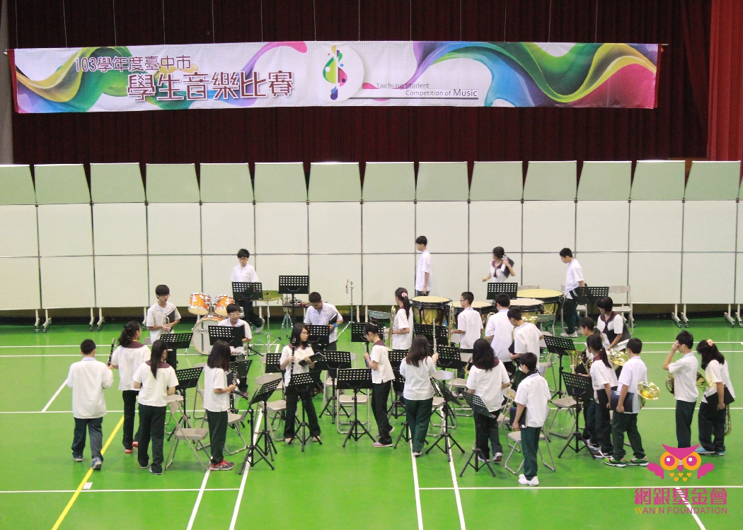 雙十國中管樂團獲「臺中市學生音樂比賽」甲等