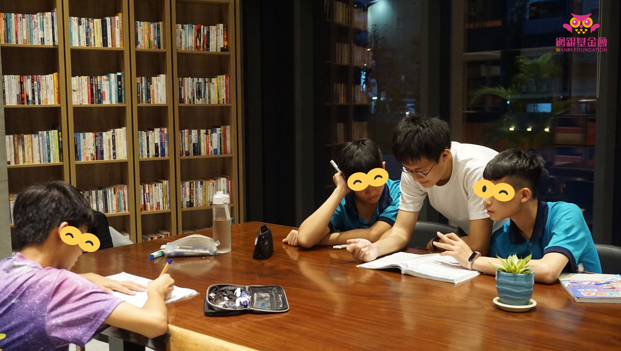 網銀基金會 -『天天溫習 免費課輔服務』紀錄:會考倒數