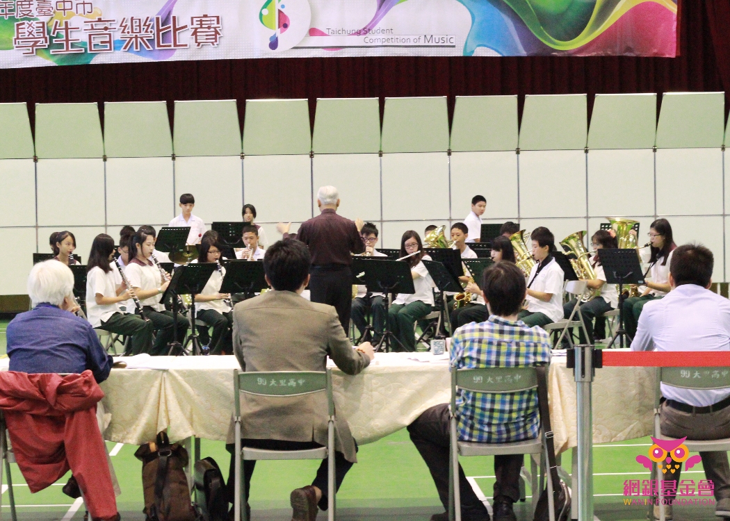 雙十國中管樂團獲「臺中市學生音樂比賽」甲等